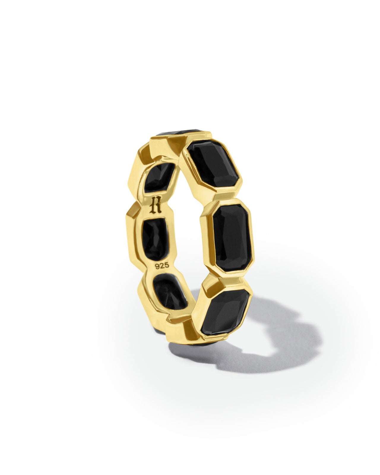 Haven Onyx Ring | Gold