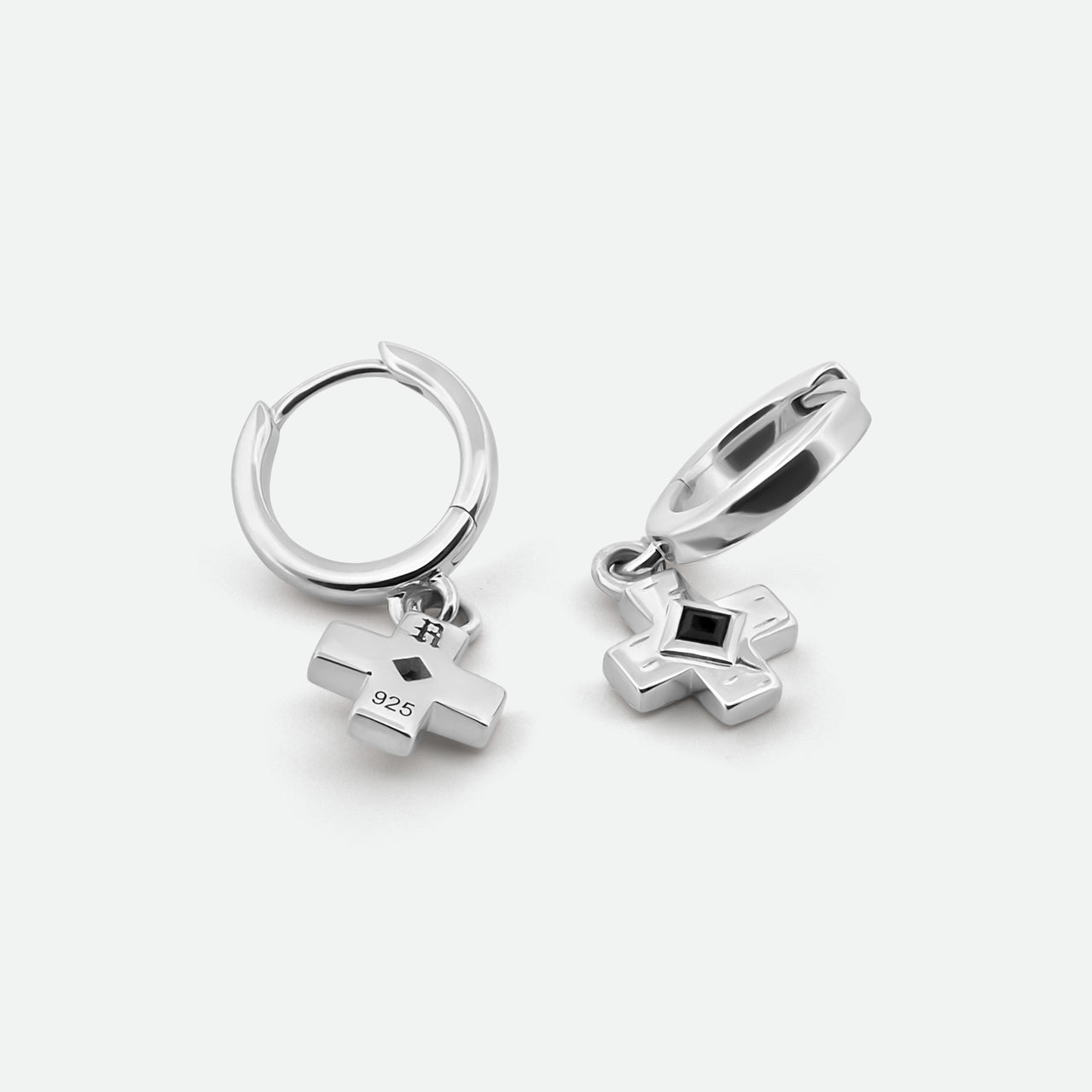 Raven Cross Earrings