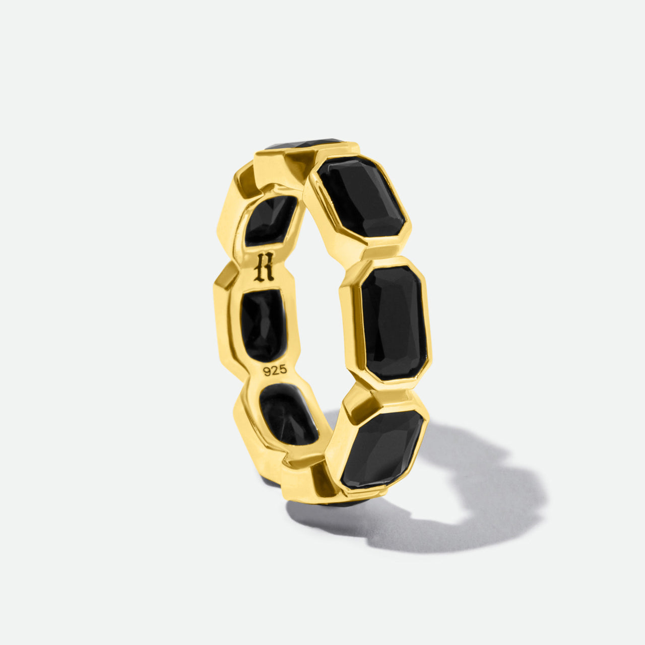 Haven Onyx Ring | Gold