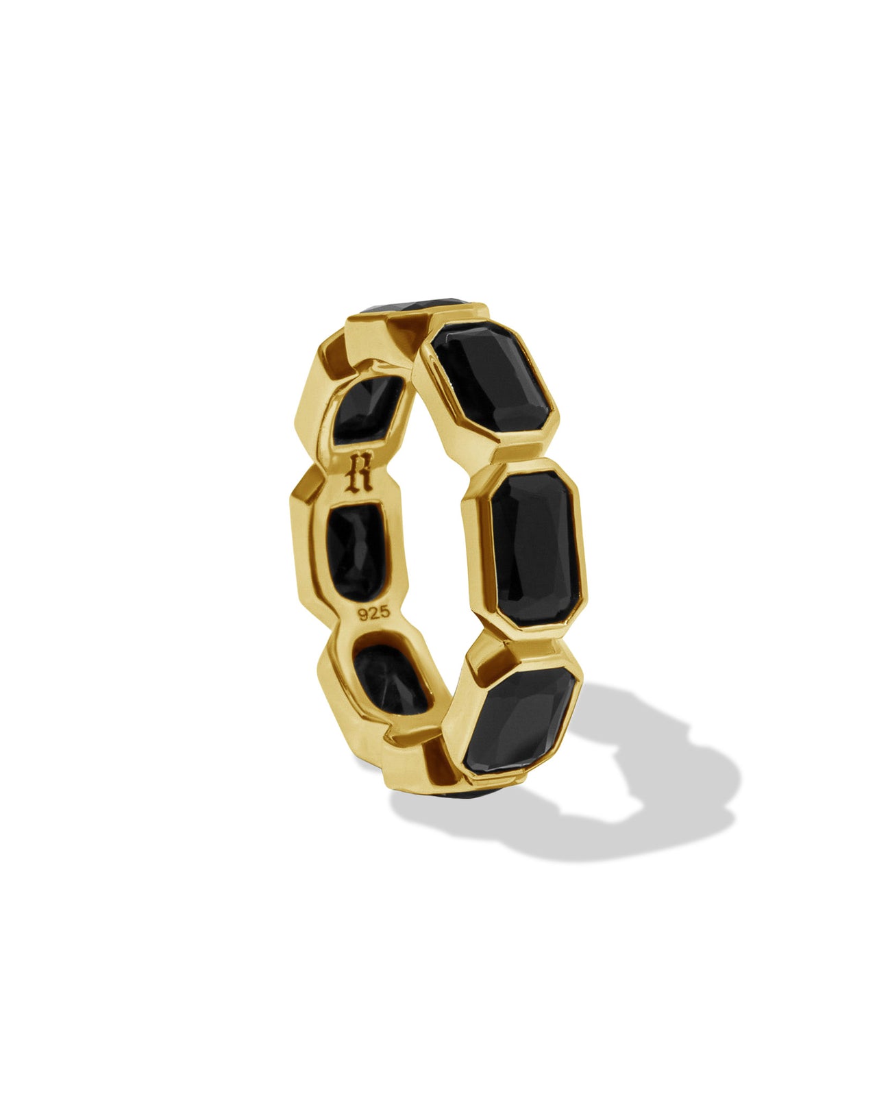 Haven Onyx Ring | Gold