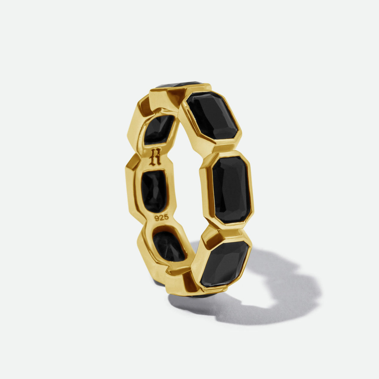 Haven Onyx Ring | Gold