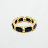 Haven Onyx Ring | Gold