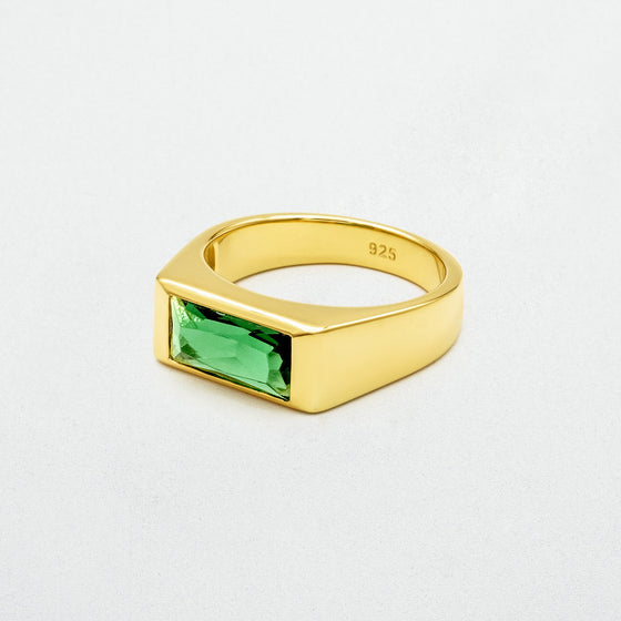 Sona Ring | Emerald Gold