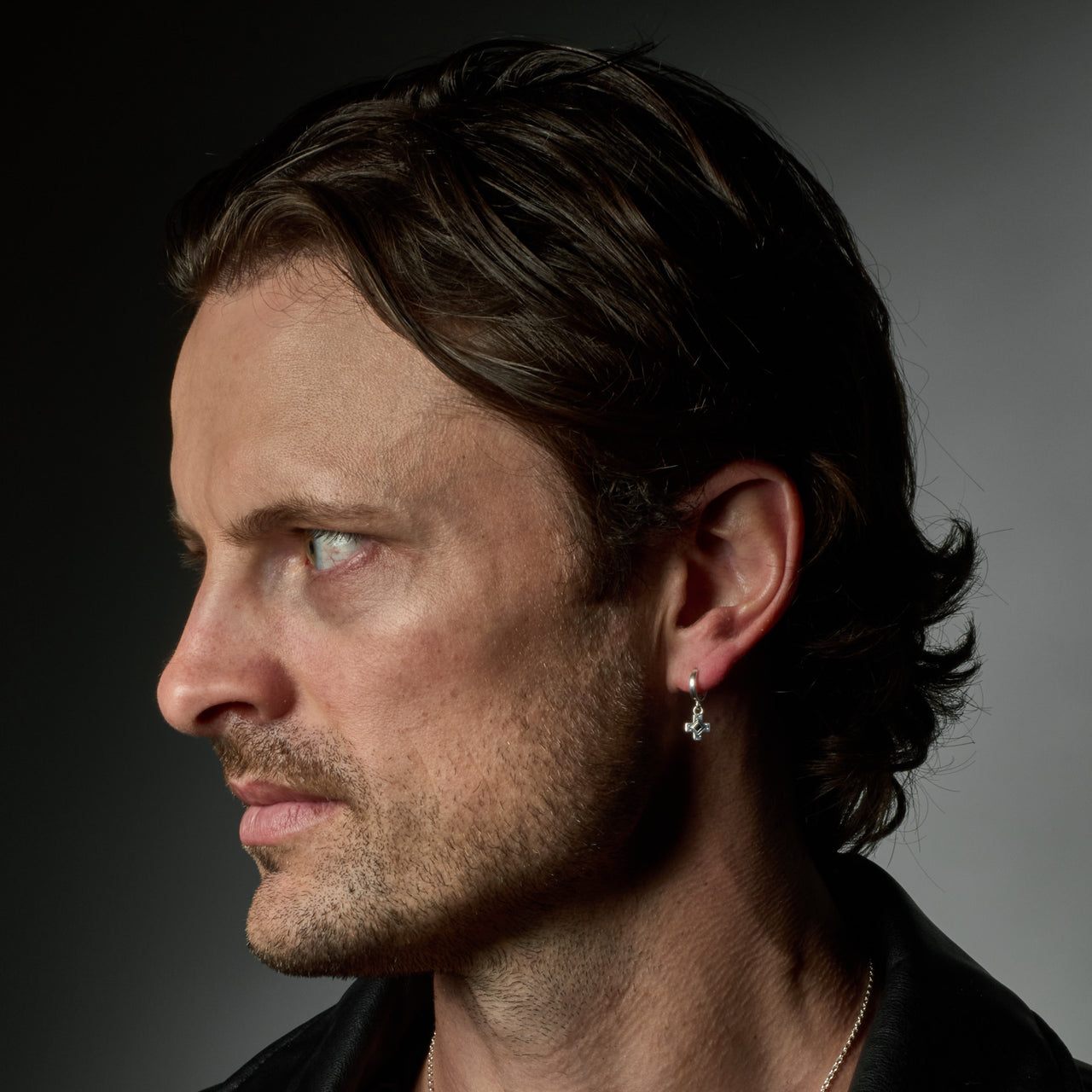 Raven Cross Earrings