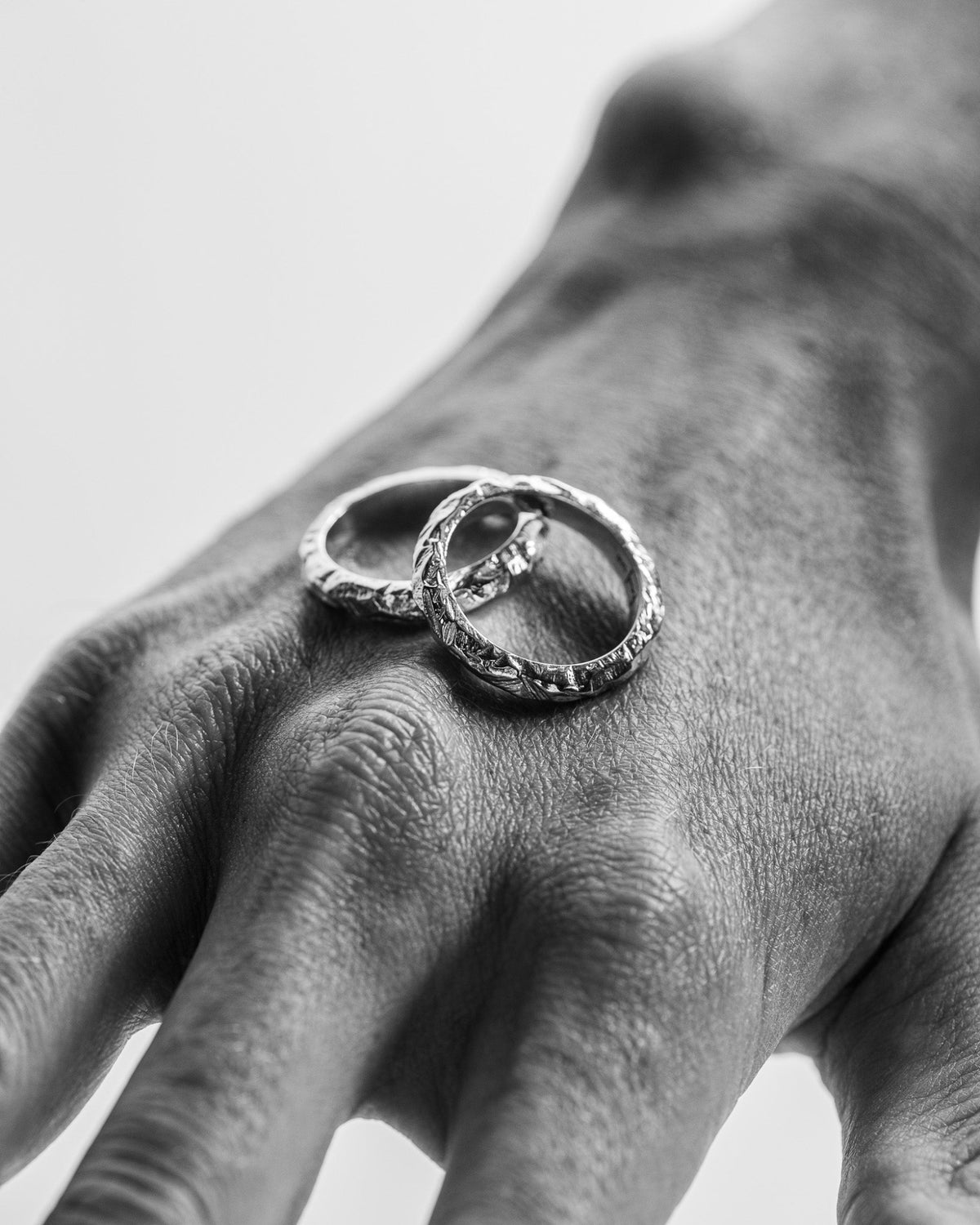 Jasper Ring handcrafted from solid 925 sterling silver with an organic textured finish.