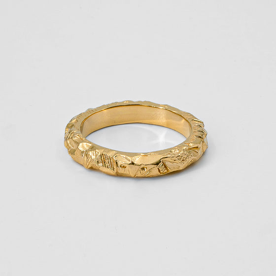 Jasper Ring | Gold